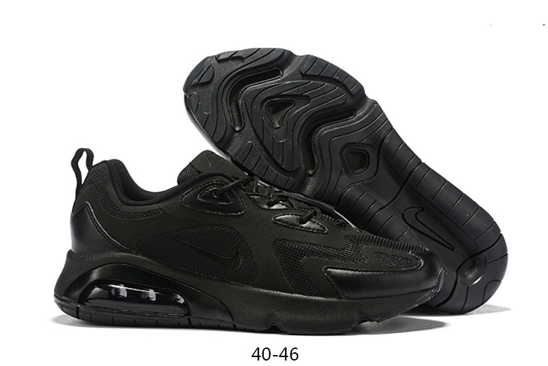 Men's Running weapon Air Max 200 Black Shoes 002